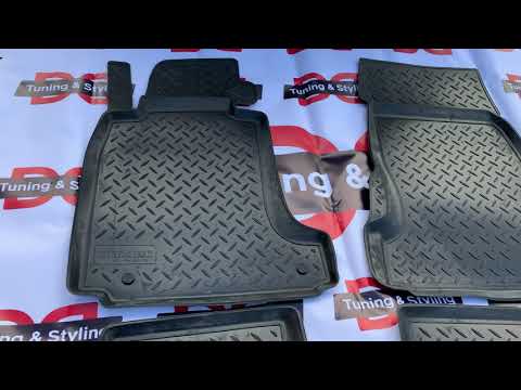 Rubber Floor Mats (4 pcs, RezavPlast) for BMW 5 Series E39 1996-2003 - video 1