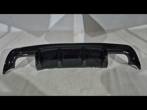 Rear Diffuser DPT V-2 (for M-Sport, Gloss Black) for BMW 5 Series E60/E61 2003-2010 - video 1