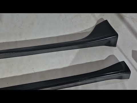 DPT Side Skirts (primed for painting) for Mitsubishi Lancer X 2008- - video 1