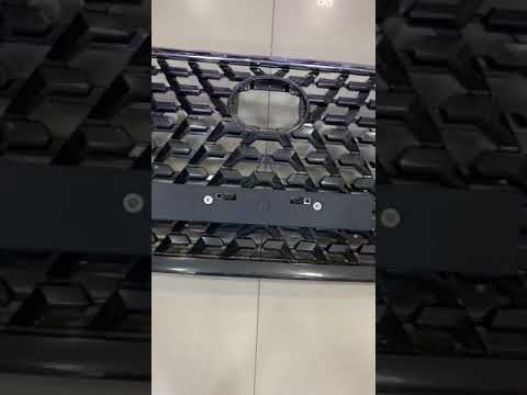 Front grille with reinforcement 2013-2023 (2021 design) for Lexus GX460 2009-2023 - video 1