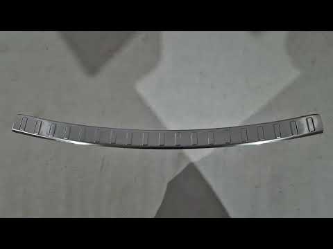 Rear Bumper Protector Carmos Stainless Steel for Jaguar E-Pace 2017-2024 - video 1