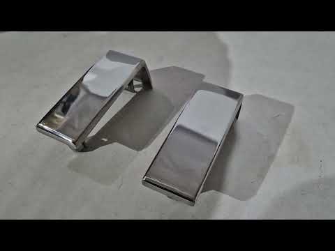 Stainless Steel Inserts for Bumper (2 pcs, AMG) for Mercedes G сlass W463 1990-2018 - video 1