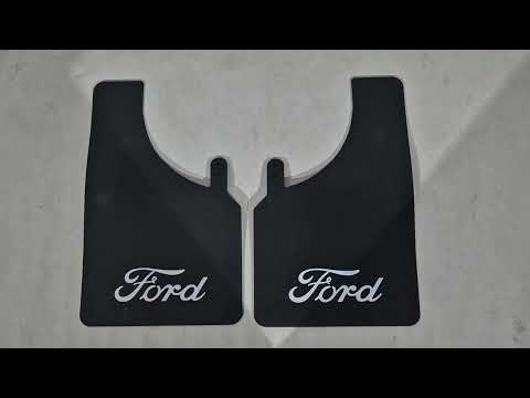 Mud Flaps Polytep (280*440, 2 pcs) for Ford - video 1