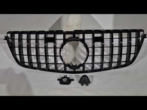 GT Panamericana Black front grille (for GL High) for Mercedes GL/GLS сlass X166 2012-2019 - video 1