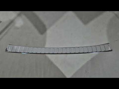 Rear Bumper Protector Carmos Stainless Steel for Ford Custom 2023- - video 1