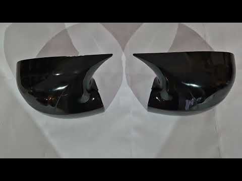 Mirror Covers BMW-Style (2 pcs) for Renault Logan I 2008-2013 - video 1