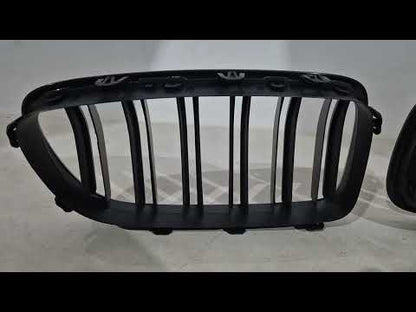 Kidneys M-Look (black matte) for BMW 5 Series F10/F11 2010–2016 - video 1