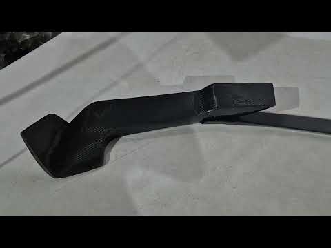 Front lip Paradigm V-1 (2023+, real carbon) for BMW X5 G05 2019- - video 1