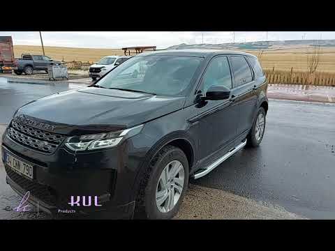 Side steps Mevsim Gray (2 pieces, aluminum) for Land Rover Discovery Sport - image 1