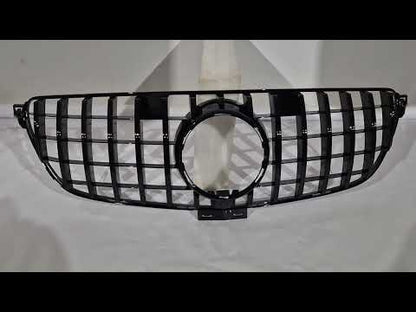 Tuning Front Grille (GT Panamericana Black) for Mercedes GLE coupe C292 2015-2019 - video 1