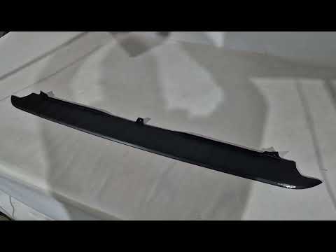 Rear Bumper Protector EuroCap (ABS) for Opel Vivaro 2015-2019 - video 1