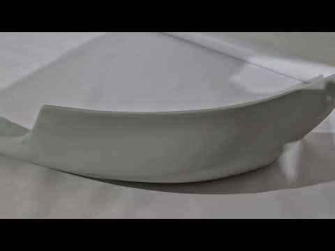 Front bumper lip Sedan (primed for painting) for Ford Focus II 2008-2011 - video 1