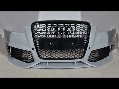 Front Bumper RS-Style for Audi A6 C6 2004-2011 - video 1