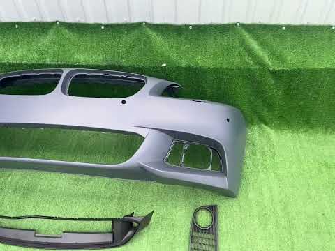 Front Bumper M-Performance for BMW 5 Series F-10/11/07 2010-2016 - video 1