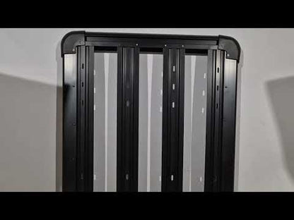 Roof basket with crossbars and net (100cm x 120cm) for Renault Kadjar 2015-2022 - video 1