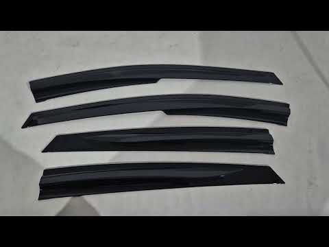 Window Deflectors (4 pcs, Sunplex Sport) for Toyota Prius 2003-2009 - video 1