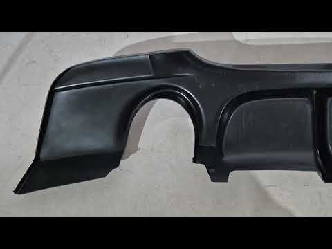 Rear Diffuser DPT V-1 (for E90 M-Sport, Gloss Black) for BMW 3 Series E90/E91 2005-2011 - video 1