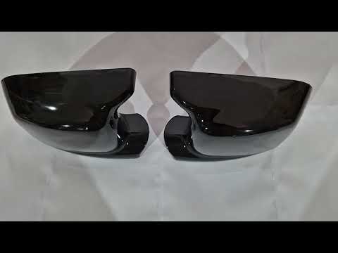 Mirror Covers BMW-Style (2 pcs) for Citroen Nemo 2007-2017 - video 1
