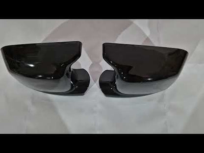 Mirror Covers BMW-Style (2 pcs) for Peugeot Bipper 2008-2017 - video 1