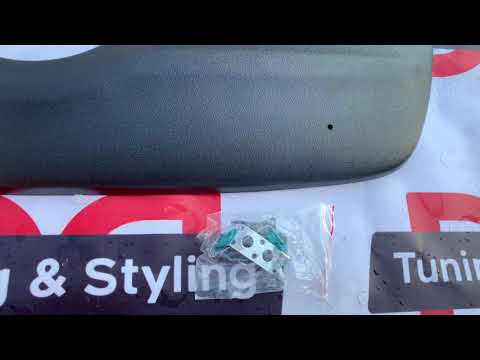 Winter grille cover (2007-2010, upper) for Skoda Fabia 2007-2014 - video 1