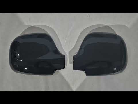 Black Mirror Covers (2004-2010, Stainless Steel) for Mercedes Vito W639 2004-2014 - video 1
