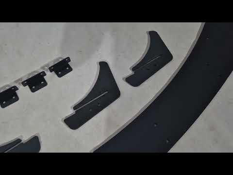 Rear Diffuser DPT V-2 (matte black) for Volkswagen Golf 6 2008-2014 - video 1