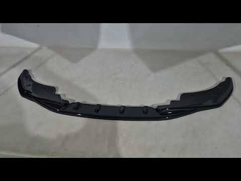Front Lip DPT V-1 (for G22/G23, Gloss Black) for BMW 4 Series G22/23/26 2020- - video 1