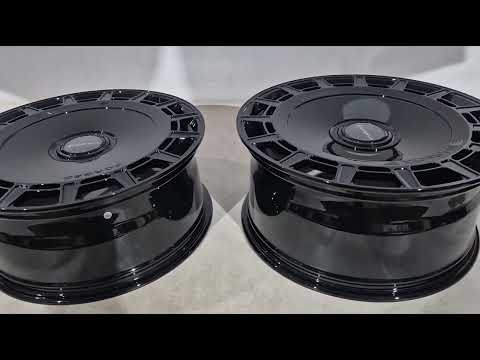 Forged Wheels R22 (MNSR-Design, Set of 4) for BMW 7 Series G70/G71 2022- - video 1