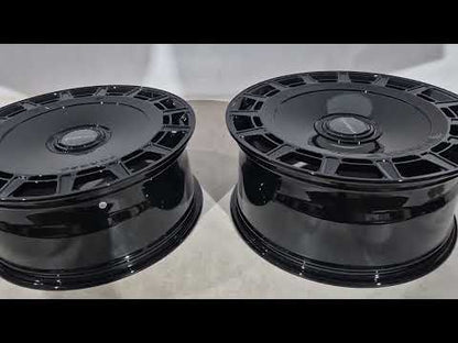 Forged Wheels R22 (MNSR-Design, Set of 4) for BMW 7 Series G70/G71 2022- - video 1