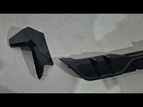 Rear Bumper Diffuser Paradigma (for M-Sport, 2023+) for BMW X5 G05 2019- - video 1