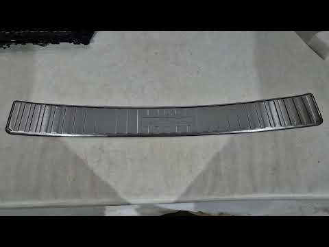 Rear bumper protector for Toyota Land Cruiser Prado 250 2023- - video 1