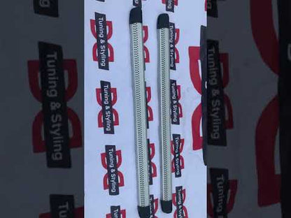 Side Steps Maya V2 (2 pcs, Aluminum) for Toyota Fortuner 2006-2015 - video 1