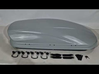 Roof box Niken grey (450 L) - video 1