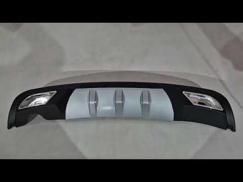 Universal Rear Diffuser DPT Sport V-1 (Grey+Black Gloss) - video 1