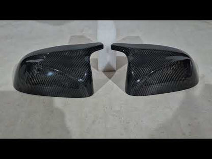 Mirror Covers M V1 (2 pcs, Carbon) for BMW X7 G07 2019- - video 2