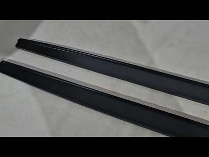 Side Skirt Extensions DPT V-3 (for M-Sport side skirts, Gloss Black) for BMW 3 Series F30/F31 2012-2019 - video 1
