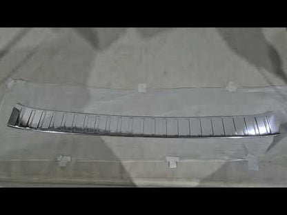 Rear Bumper Protector Carmos Stainless Steel Gloss for Volkswagen ID BUZZ 2022- - video 1