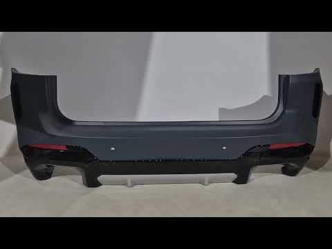 Rear Bumper with Diffuser M-Sport (2022-2024) for BMW X3 G01 2018- - video 1