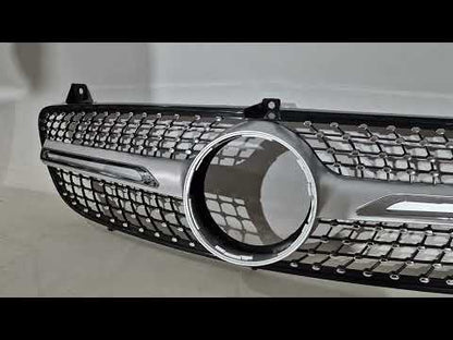 Front Grille Diamond Silver (2004-2010) for Mercedes Vito W639 2004-2014 - video 1