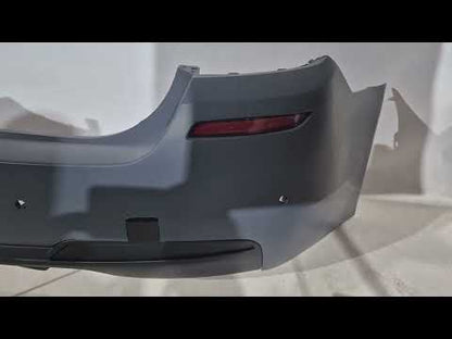 Rear Bumper M-Performance (for single exhaust system) for BMW 5 Series F-10/11/07 2010-2016 - video 1