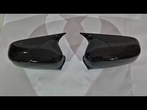 Mirror Covers BMW-Style (2 pcs) for Honda Civic Sedan VII 2001-2006 - video 1