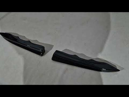 Rear Flap Extensions DPT (Gloss Black) for BMW 3 Series F30/F31 2012-2019 - video 1