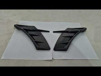 Universal Vent Fender Covers Type-F (Replica, 2 pcs) - video 1