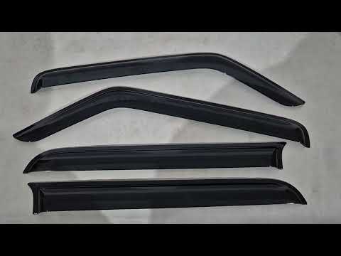 Window Deflectors Niken Luxury (4 pcs) for Suzuki Jimny 1998-2018 - video 1
