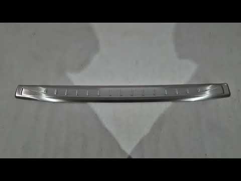 Rear bumper protector 3D/Cabrio (OmsaLine, stainless steel) for Fiat 500/500L 2013-2022 - video 1