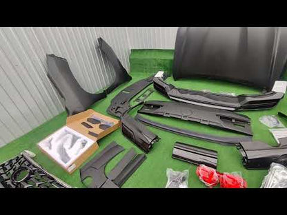 Facelift conversion kit from 2008-2016 model to TRD Sport (2021+) for Lexus LX570/450d 2008-2022 - video 4