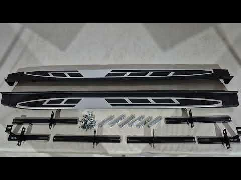 Side Steps OEM V2 (2 pcs, Aluminum) for Mitsubishi Outlander 2012-2021 - video 1