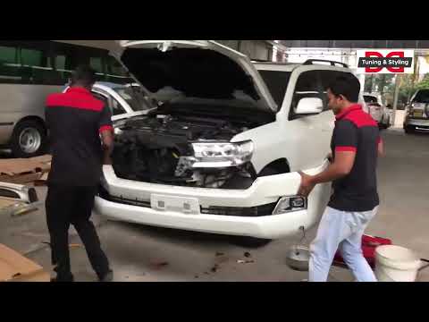 Facelift conversion kit from LC200 2008-2015 to LC 2016 - Comfort for Toyota Land Cruiser 200 2007-2021 - video 1