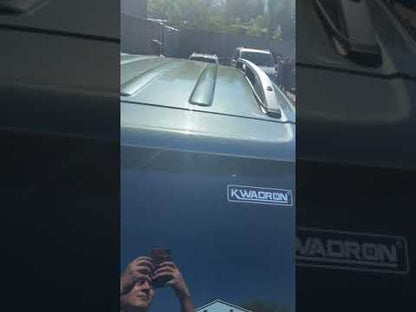 Skyport Roof Rails (matte black) for Volkswagen Touareg 2002-2010 - video 2