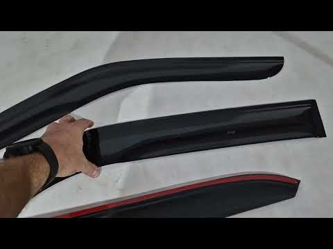 Window Deflectors (4 pcs, DPT) for BMW 3 Series E-36 1990-2000 - video 1